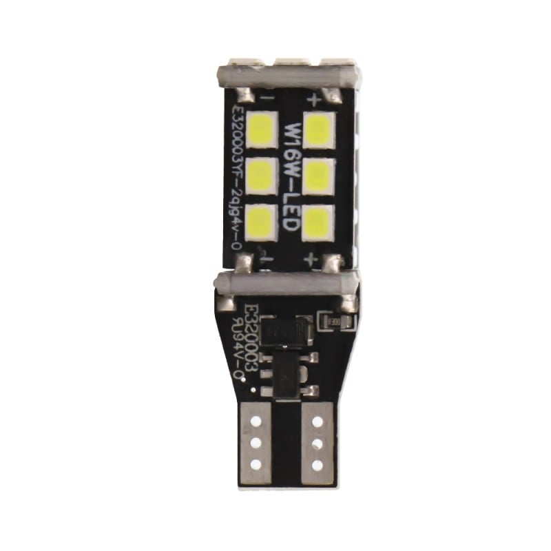 Bec Led Auto Techstar® T15, w16w, Alb Rece, 6000K, 12V, 300lm - 2 | YEO