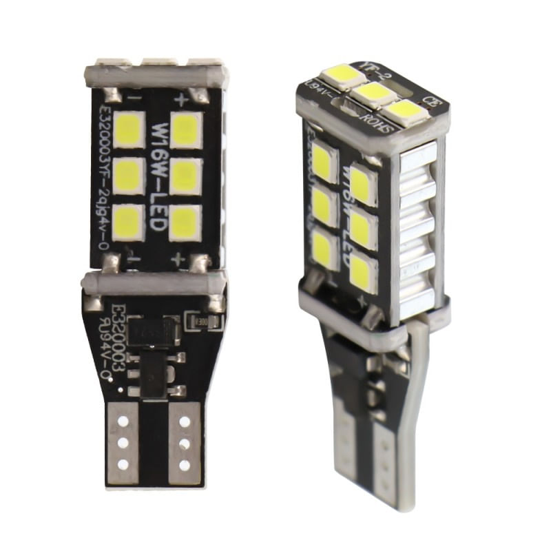 Bec Led Auto Techstar® T15, w16w, Alb Rece, 6000K, 12V, 300lm - 4 | YEO