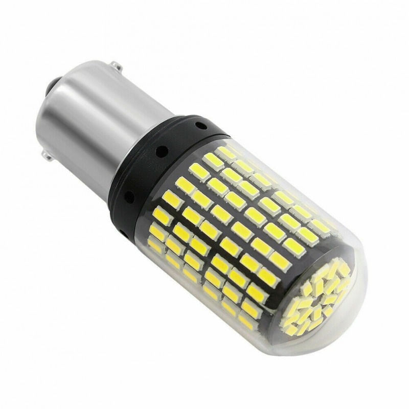 Bec Led Auto Techstar® BA15S, 1156, Alb Rece, 6000K, 12V, 800 lm