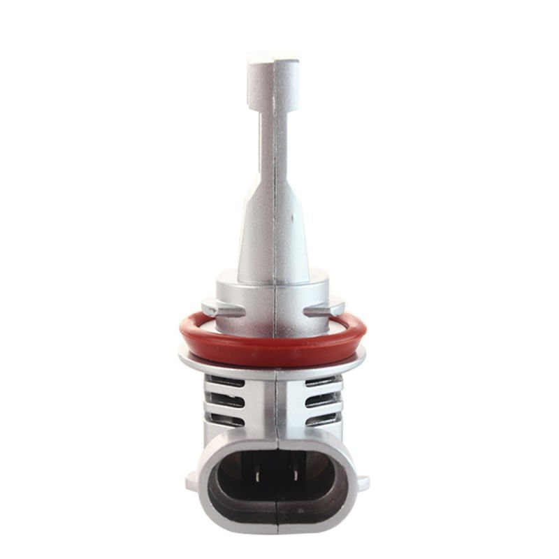 Set 2 LED-uri Auto Techstar® M3, H11, 40w, 8000 Lumeni, 6500K, AUTO, 12-24 Volti, ZES, Canbus, Miez Cupru, Radiator - imagine 5