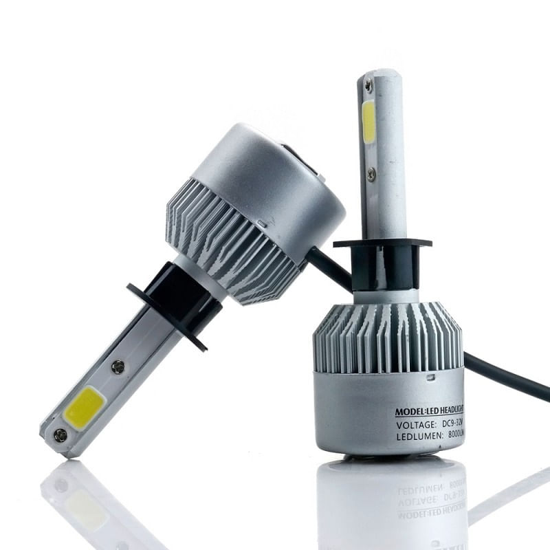 Set 2 LED-uri Auto Techstar® S2, H1, 36w, 4000 Lumeni, 6500K, AUTO, 12-24 Volti, COB, Canbus - 1 | YEO
