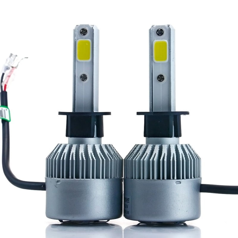 Set 2 LED-uri Auto Techstar® S2, H1, 36w, 4000 Lumeni, 6500K, AUTO, 12-24 Volti, COB, Canbus - 4 | YEO