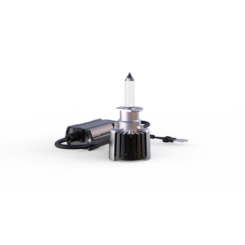 Set 2 LED-uri Auto Techstar® R10, H1, 45w, 5000 Lumeni, 6500K, AUTO, 12-24 Volti, CSP, Canbus, Radiator Aluminiu