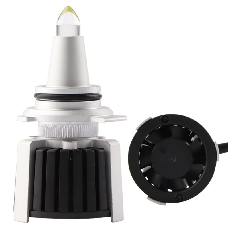 Set 2 LED-uri Auto Techstar® R10, 9012, 45w, 5000 Lumeni, 6500K, AUTO, 12-24 Volti, CSP, Canbus, Radiator Aluminiu - 3 | YEO