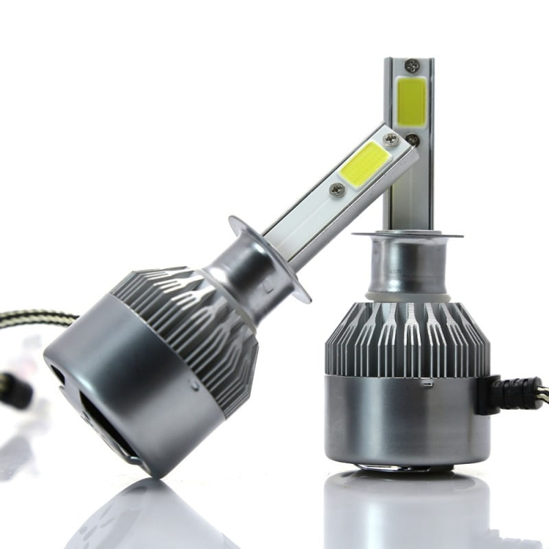 Set 2 LED-Uri Auto Techstar® C6, H1, 36w, 3800 Lumeni, 6500K, AUTO, 12-24 Volti, COB - 4 | YEO