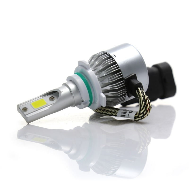 Set 2 LED-uri Auto Techstar® C6, 9006, 36w, 3800 Lumeni, 6500K, AUTO, 12-24 Volti, COB - 1 | YEO