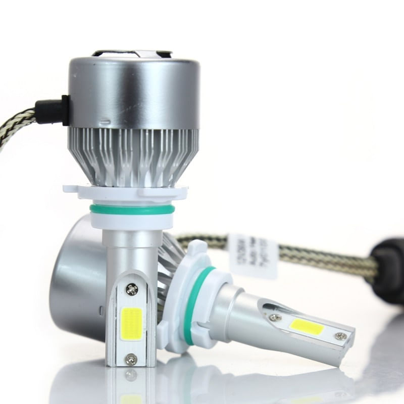 Set 2 LED-uri Auto Techstar® C6, 9006, 36w, 3800 Lumeni, 6500K, AUTO, 12-24 Volti, COB - 4 | YEO