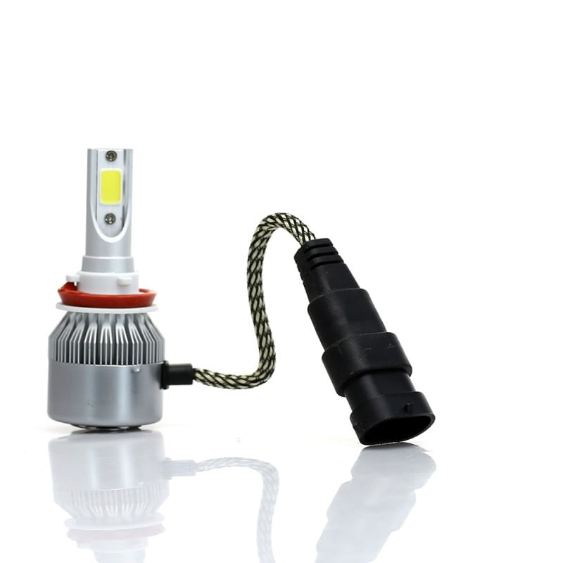 Set 2 LED-uri Auto Techstar® C6, H11/H8/H9, 36w, 3800 Lumeni, 6500K, AUTO, 12-24 Volti, COB - 4 | YEO
