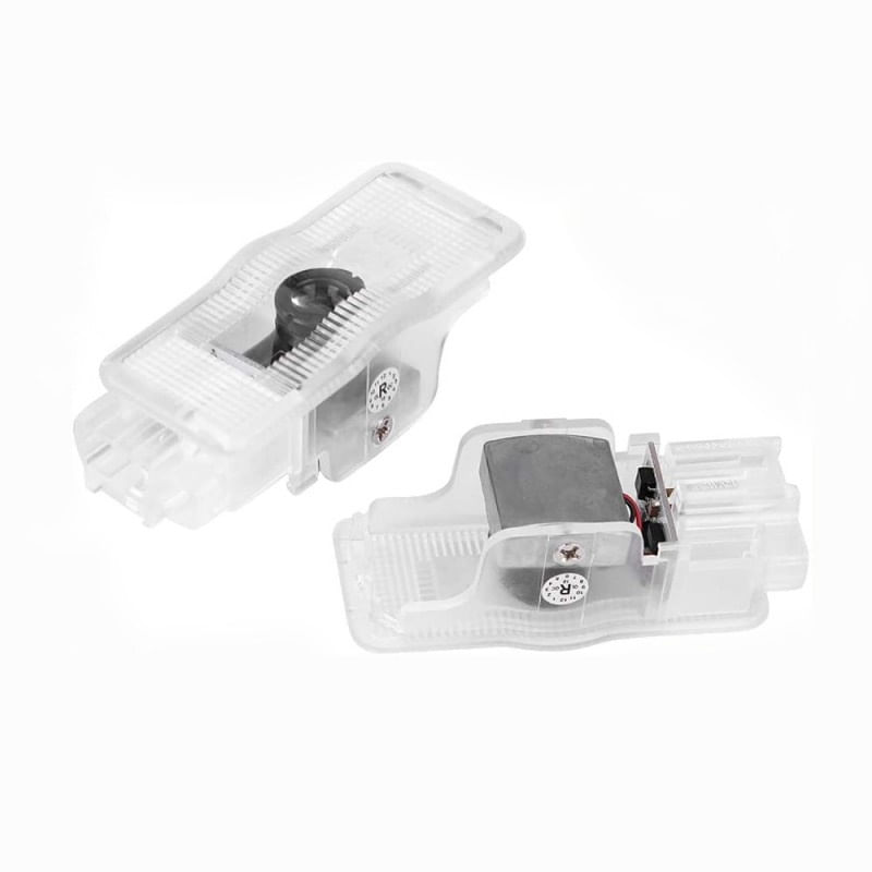 Set 2 Bucati Emblema Logo LED Portiera dedicata Marca Auto PEUGEOT - 3 | YEO