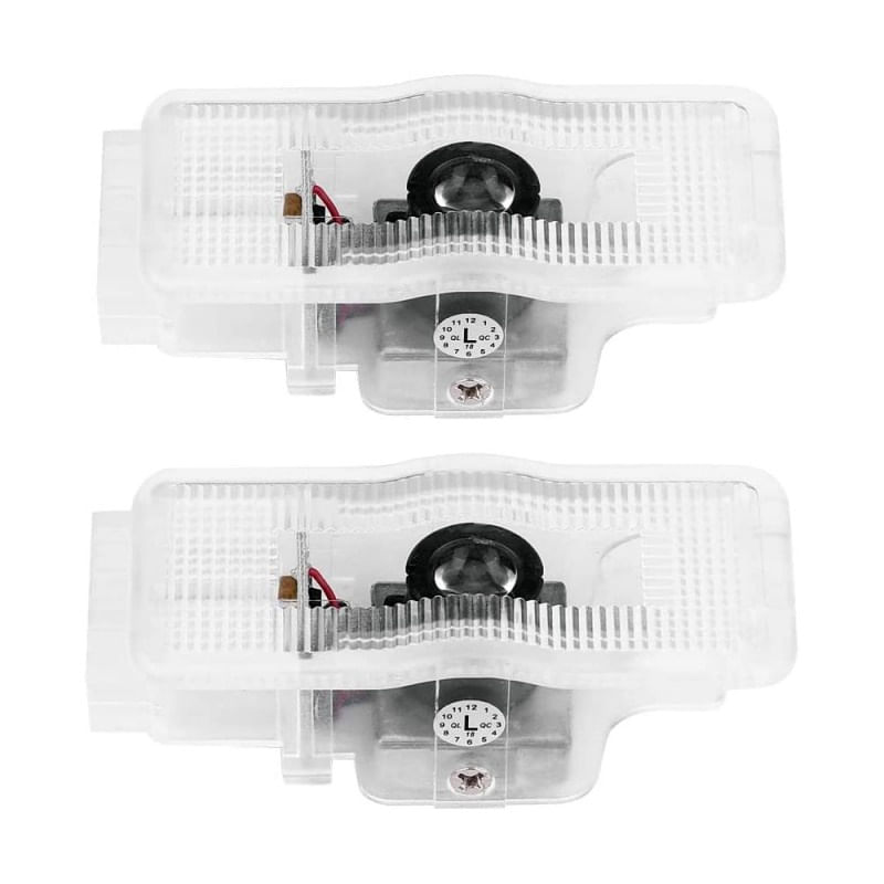 Set 2 Bucati Emblema Logo LED Portiera dedicata Marca Auto PEUGEOT - 4 | YEO