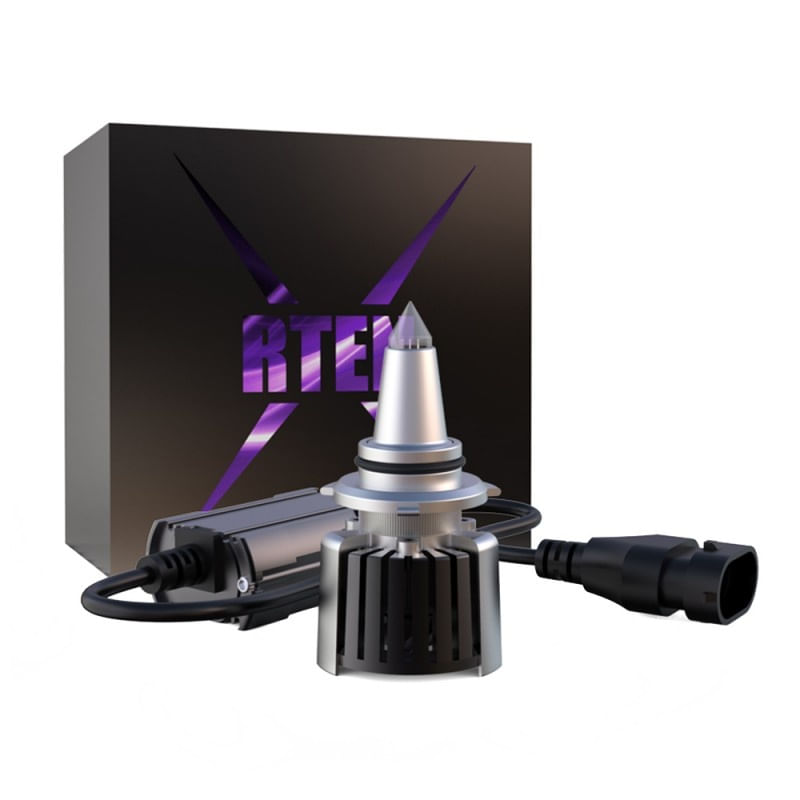 Set 2 LED-Uri Auto Techstar® R10, 9005, 120W, 16000 Lumeni, 6000K, 12-24V, Unghi Fascicul 360°, CSP 3570, Canbus