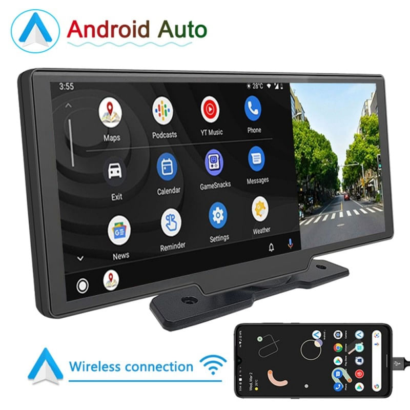 Sistem Multimedia Techstar® Apple Carplay/Android 9006D, Ecran Tactil, 9.3 Inch 1024x600 HD IPS, Bluetooth, Mirror - 3 | YEO