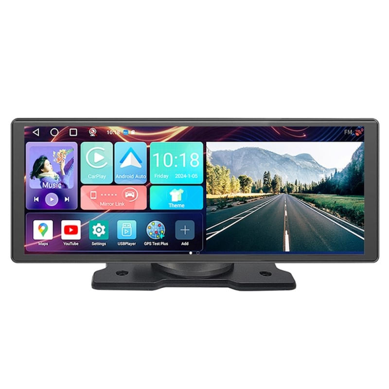 Sistem Multimedia Techstar® Apple Carplay/Android 9001PND, Ecran Tactil, 9.3 Inch 1600x600 HD IPS, Bluetooth, Mirror - 1 | YEO