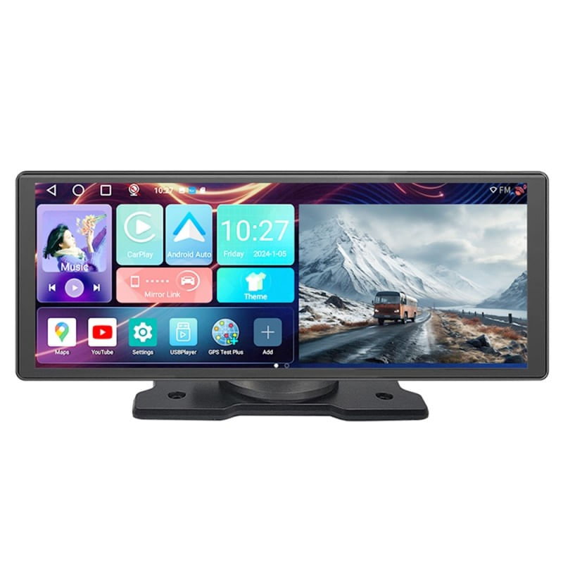 Sistem Multimedia Techstar® Apple Carplay/Android 9001PND, Ecran Tactil, 9.3 Inch 1600x600 HD IPS, Bluetooth, Mirror - 3 | YEO