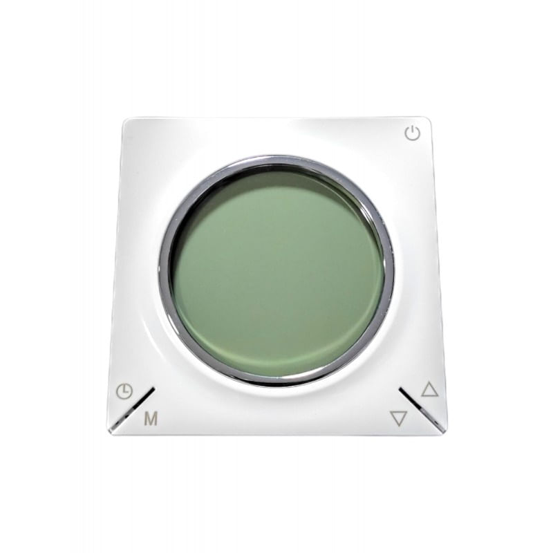 Termostat Techstar® Smart TH-12W, Wireless, 16A, 3500W, Google Home, Alexa, Tuya, Senzor Pardoseala, Alb
