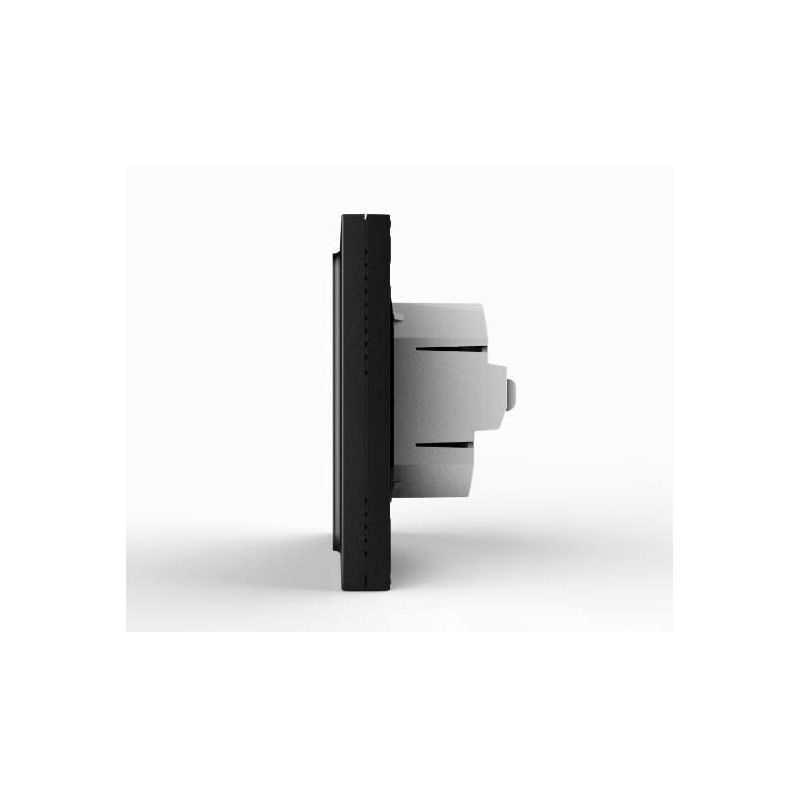 Termostat Techstar® Smart TH-20W, Wireless, 16A, 3500W, Google Home, Alexa, Tuya, Senzor Pardoseala, Ecran LED, Negru - 3 | YEO