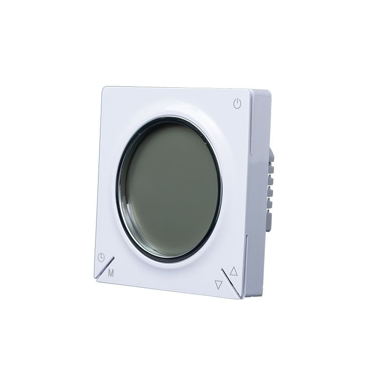 Termostat Techstar® TH-12, Ecran Digital, Incastrabil, 16A, 3500W, Alimentare 220V, Senzor Pardoseala, Alb - 3 | YEO