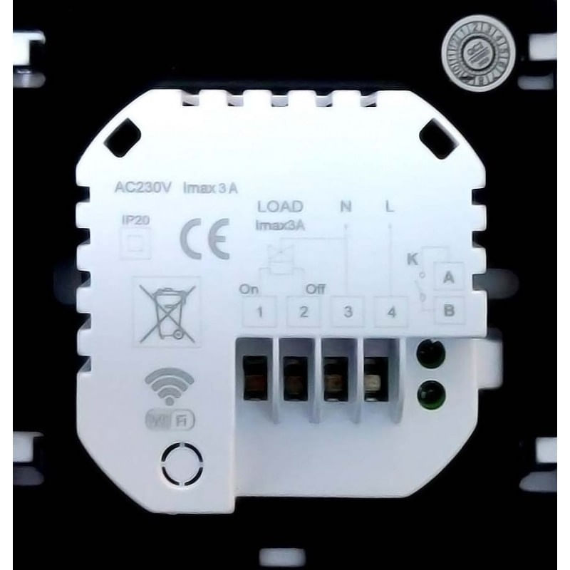 Termostat Techstar® Smart GH-20W, Wireless, Pentru Centrala Termica pe Gaz sau Electrica, Compatibila Google Home