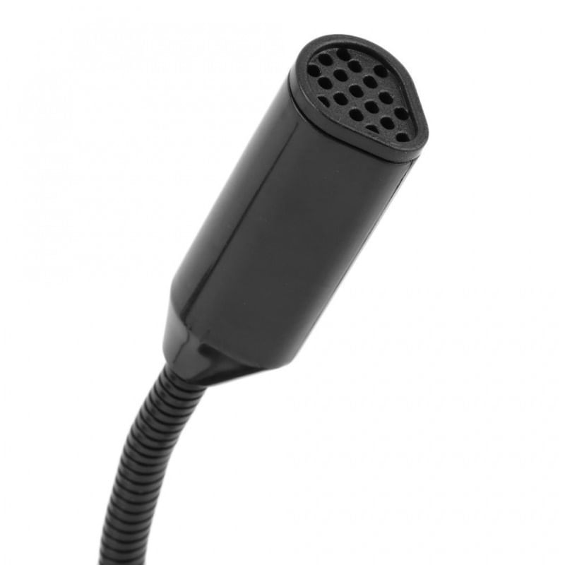 Microfon Techstar® Desktop, de Birou cu Suport, Conexiune USB, Plug&Play, Negru - 2 | YEO