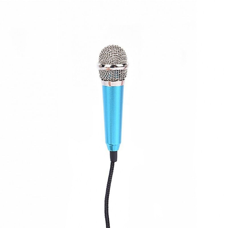 Microfon Profesional BM100 Techstar®, Inregistrare Vocala Si Karaoke, 3.5mm, Albastru - 1 | YEO