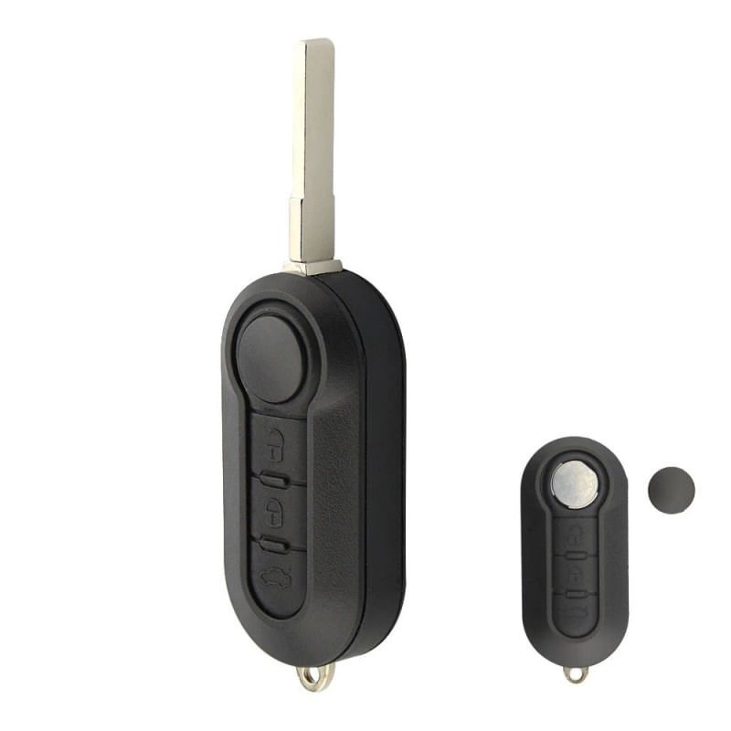 Carcasa Cheie Auto Techstar® Fiat 500, Ducato, Bravo, Stilo, Punto, Panda, 3 Butoane