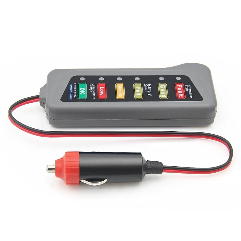 Tester Baterie si Alternator Auto Techstar® , Conectare la priza auto, 12V, Usor de utilizat - 4 | YEO
