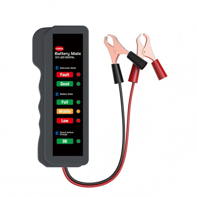 Tester Baterie si Alternator Auto Techstar® , Conectare direct la baterie, 12V, Usor de utilizat - imagine 5