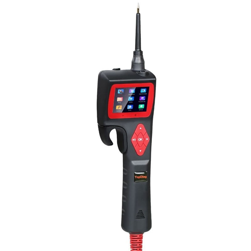 Instrument de diagnosticare inteligent pentru circuite electrice TopDiag P200, 12-24V, 18A, Afisaj LCD, pentru auto - 1 | YEO