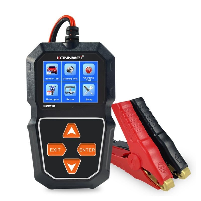 Tester Profesional Pentru Baterii Auto, Konnwei KW218, 6V - 12V, Display 2,4 Inch, Graficul Tensiunii, 100-2000 CCA - 3 | YEO