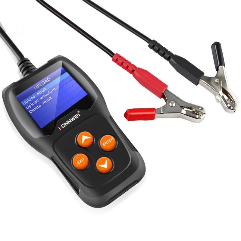 Tester profesional pentru baterii auto, Konnwei KW600, 12V/24V, Display 2,4 inch, Graficul tensiunii, 100-2000 CCA - 3 | YEO