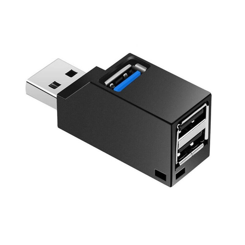 USB Hub Techstar® HB2, 3.0 High Speed, 1 Port USB 3.0, 2 Port USB 2.0, Conexiune USB 3.0 de mare viteza, Compact