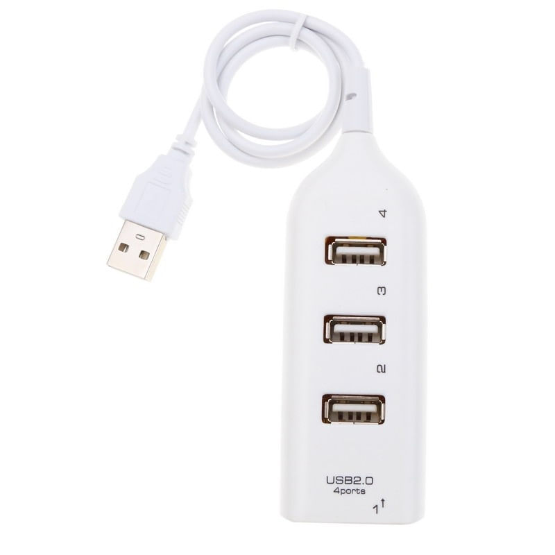 USB Hub Techstar® HB2, USB 2.0 High Speed, 4 Port USB2.0, Alb - 2 | YEO