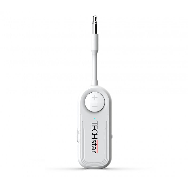 Adaptor Wireless 2 in 1 Receptor si Transmitator Audio TX/RX Techstar® M28 Alb, cu Bluetooth BT 5.3 si Conector Port - 3 | YEO