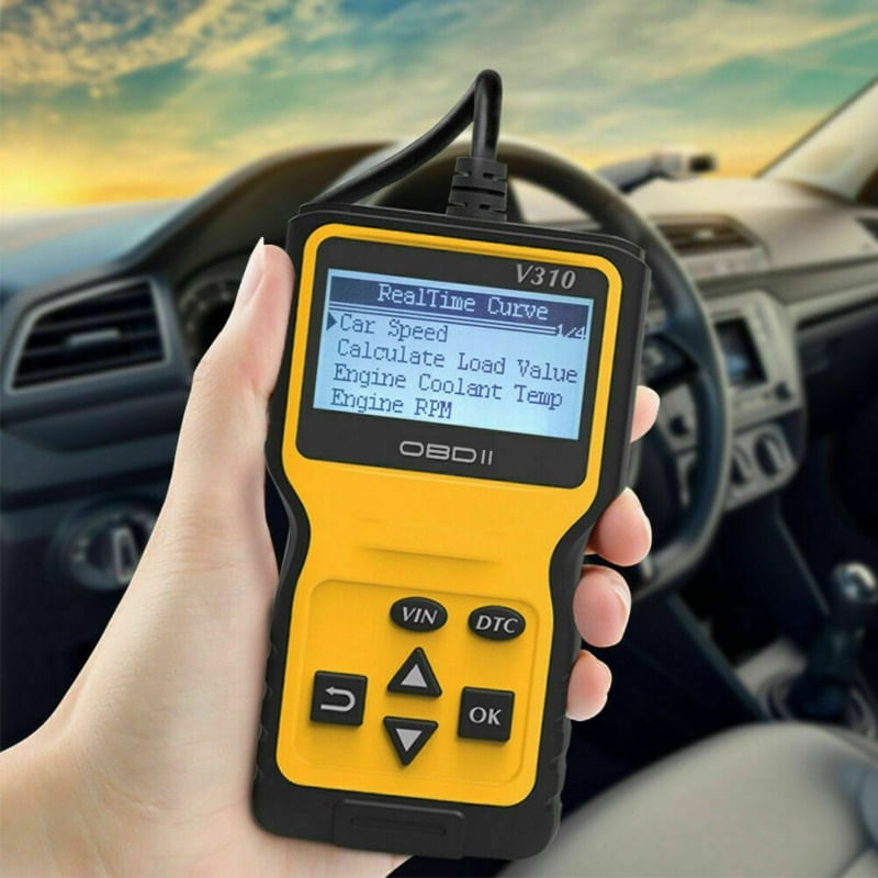 Dispozitiv de diagnosticare si scanare auto Techstar® V310, OBD2, Citire/ Stergere coduri de eroare, Ecran LCD - 1 | YEO