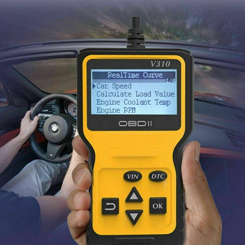 Dispozitiv de diagnosticare si scanare auto Techstar® V310, OBD2, Citire/ Stergere coduri de eroare, Ecran LCD - 2 | YEO