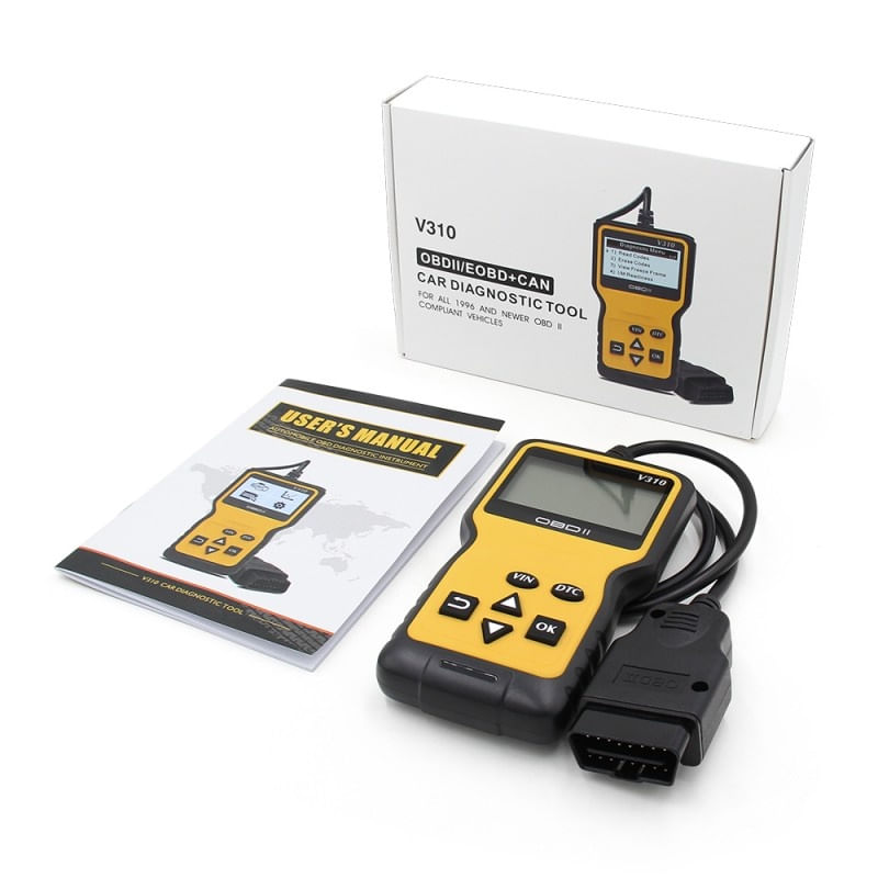Dispozitiv de diagnosticare si scanare auto Techstar® V310, OBD2, Citire/ Stergere coduri de eroare, Ecran LCD - 4 | YEO
