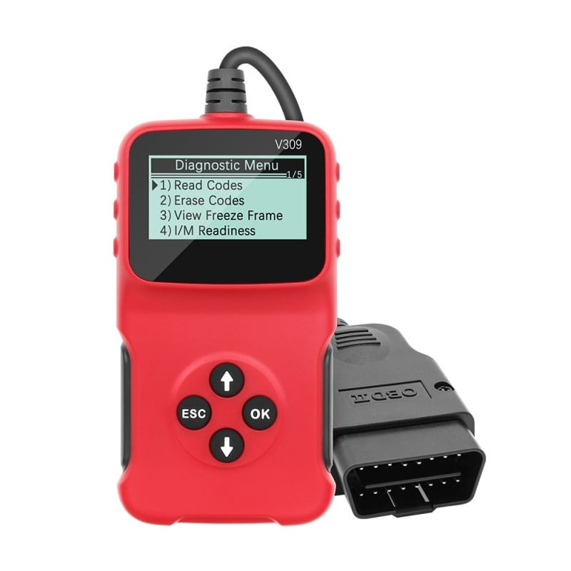 Dispozitiv de diagnosticare si scanare auto Techstar® V309, OBD2, Citire/ Stergere coduri de eroare, Ecran LCD, Cautare - 2 | YEO