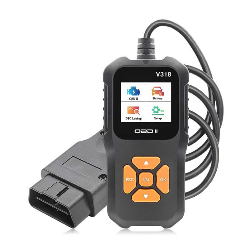 Tester diagnoza auto Techstar® V318, Citire/Stergere coduri de eroare, LCD, Scaner baterie/sistem de incarcare, Test - 1 | YEO