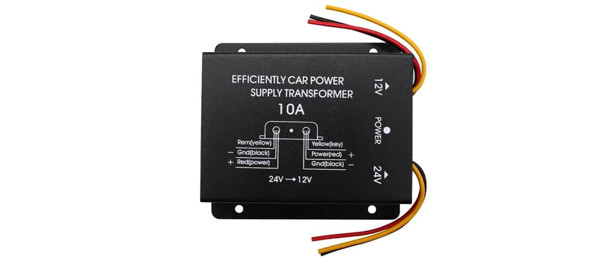 Convertor 24v in 12v 10 Amperi pentru Camioane, Auto, Tir, Utilaje, coborator de tensiune