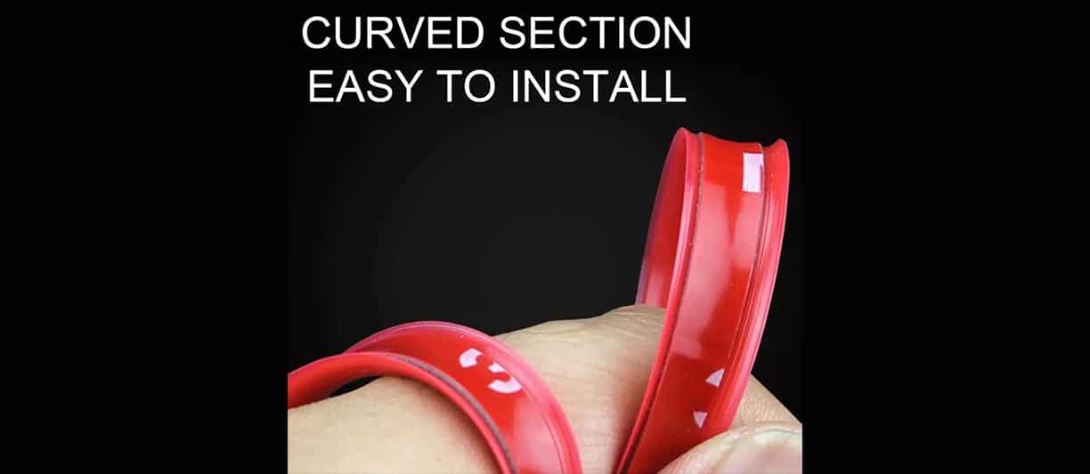 Banda Protectie Jante cu Dublu Adeziv AutoREY® Premium Inele Protectie din Cauciuc, Rola de 8 Metri - Rosu - imagine 14
