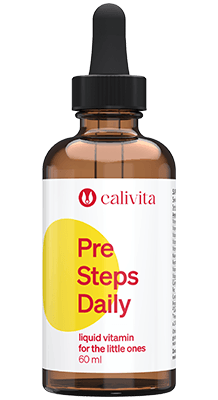 Pre Steps Daily Vitamine Lichide pentru Copii cu Multivitamine pentru Bebeluşi & copii de varsta mica (60 ml) - Calivita