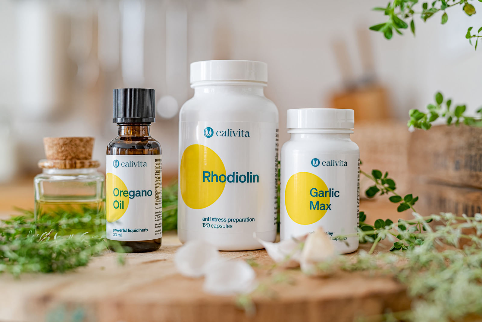 Rhodiolin Preparat Antistres cu Extract din Rhodiola rosea, Excelent Tonic Fizic si Psihic (120 Capsule) - CaliVita - 1 | YEO