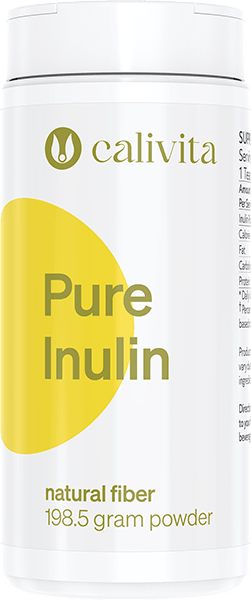 Pure Inulin supliment alimentar cu Pudra de Inulina pura din cicoare pentru Colon Iritabil (198,5 g) - Calivita