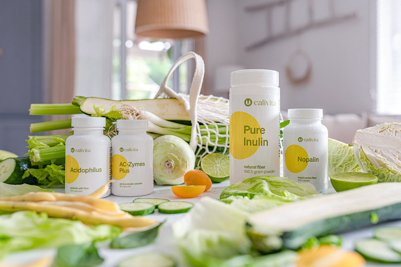 Pure Inulin supliment alimentar cu Pudra de Inulina pura din cicoare pentru Colon Iritabil (198,5 g) - Calivita - 2 | YEO