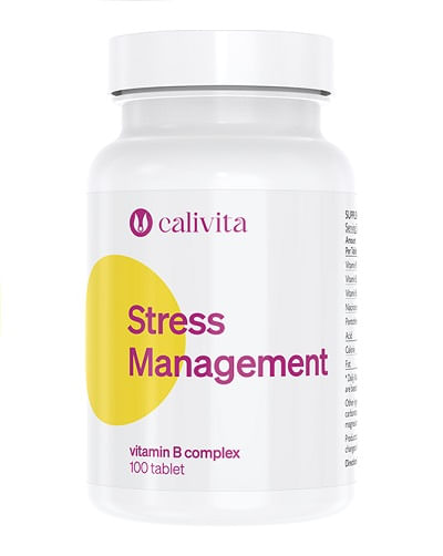 Stress Management Complex de Vitamina B pentru Reducerea Stresului 100 tablete - CaliVita
