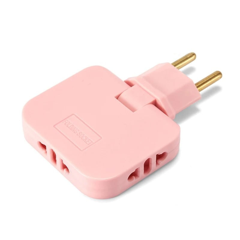 Adaptor Triplu Stecher Pentru Priza Techstar® TS-A3 Cu Rotire 180°, 250V, 10A, Compatibil EU/US - 2 | YEO