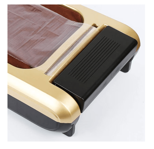 Dispenser profesional ABY PRODUCTS cu folie PVC pentru acoperirea incaltamintei, contine o rola de folie, Culoare Auriu - imagine 4