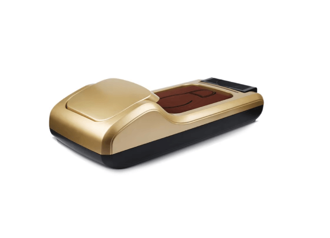 Dispenser profesional ABY PRODUCTS cu folie PVC pentru acoperirea incaltamintei, contine o rola de folie, Culoare Auriu - imagine 6