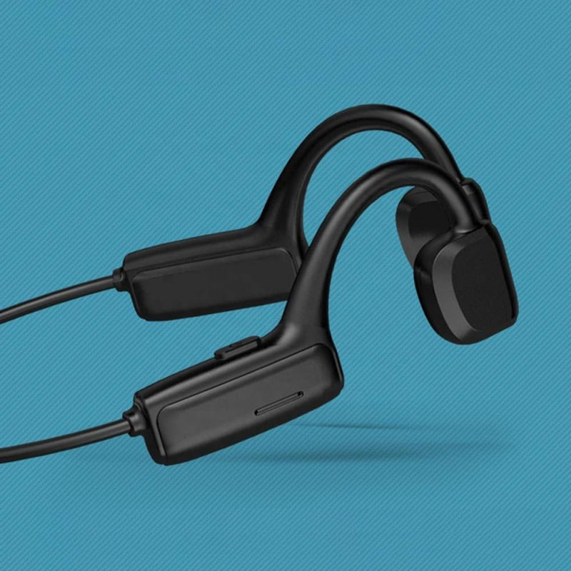 Casti Smart Techstar® G1, Wireless, Behind the Ear, Bluetooth V5.1, Acumulator 130mAh, pentru iPhone Xiaomi Huawei