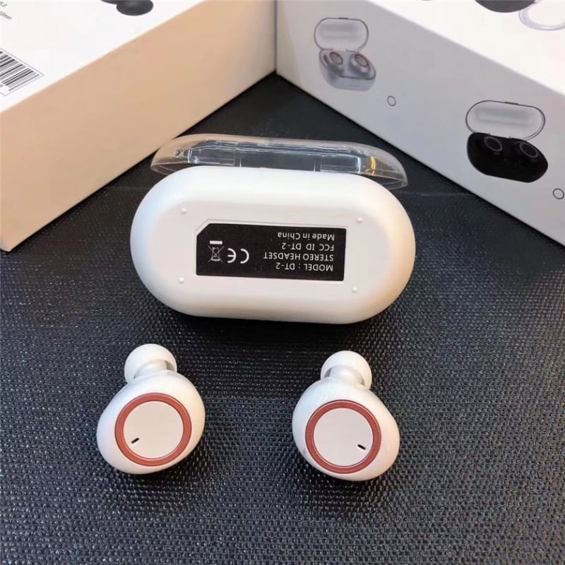 Casti Bluetooth Wireless Techstar® TWS Earbud cu Tehnologie BT 5.0 Alb